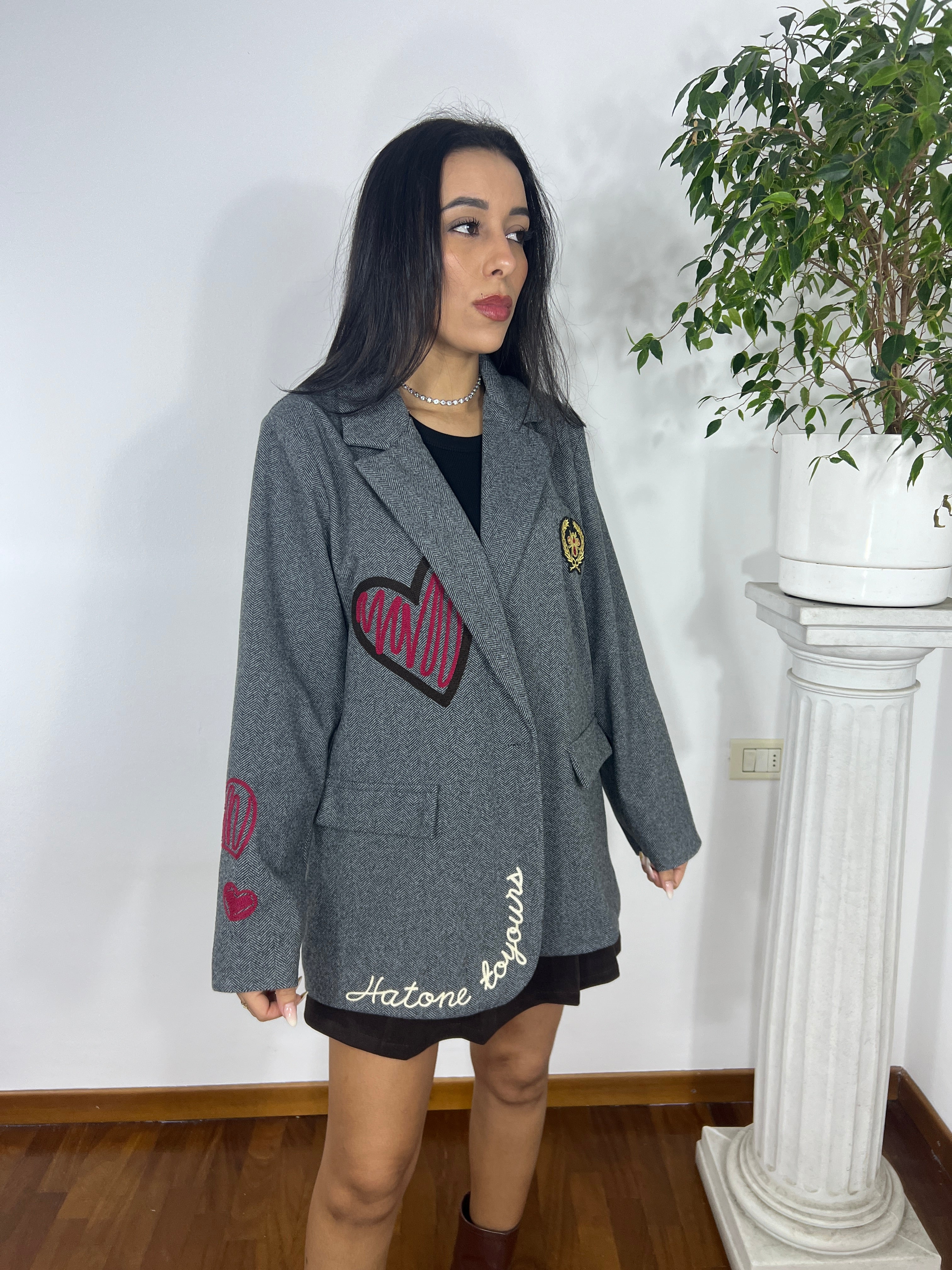 Blazer Heart Pop