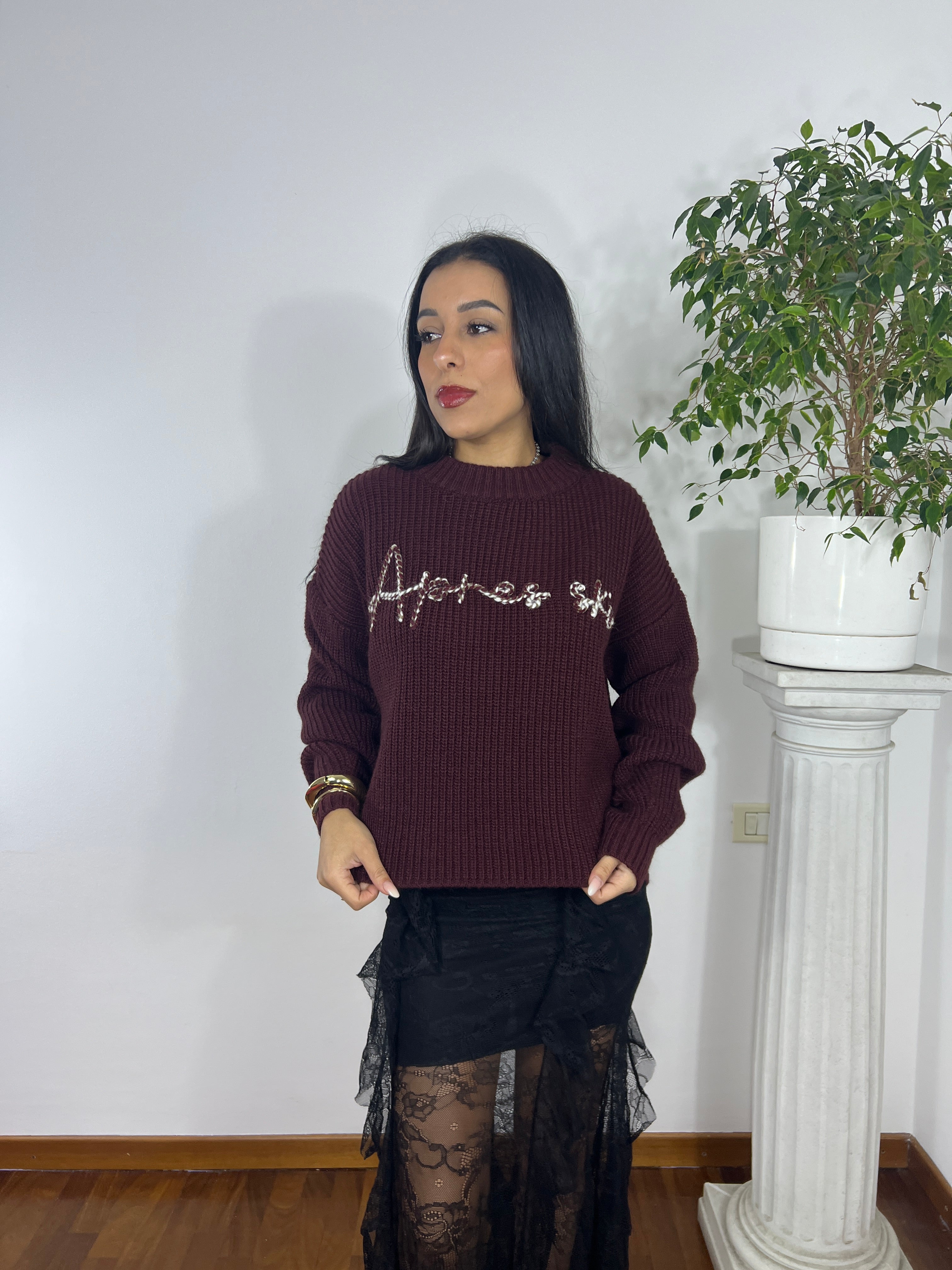 Maglione Lumina Ricamata signature