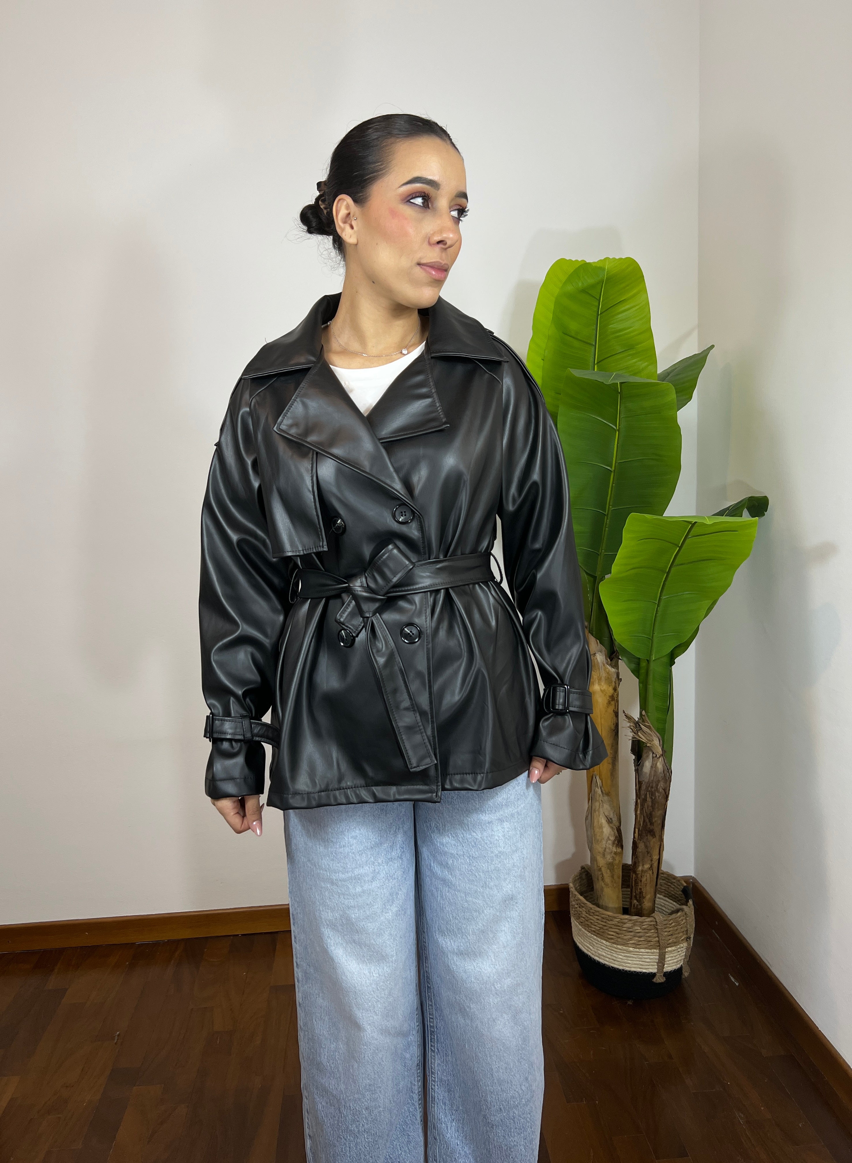 Trench Iconic Faux Leather